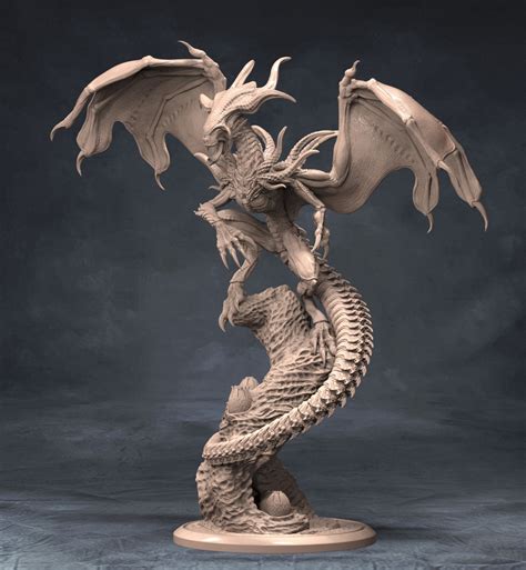 Xenomorph Dragon Sculpture by Old · Putty&Paint