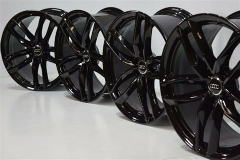 20” Audi A7 A8 S7 A6 S6 FACTORY OEM WHEELS RIMS 58981 Black – Factory ...