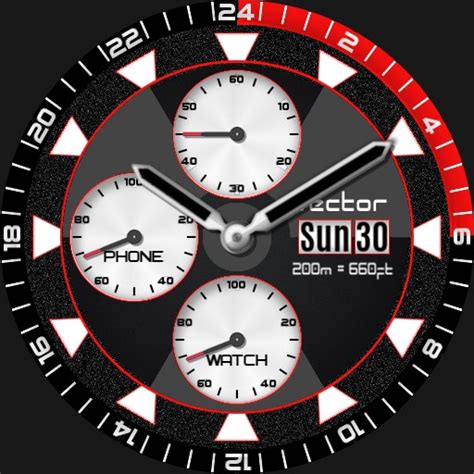 Vector Chrono Style Watch – WatchFaces for Smart Watches