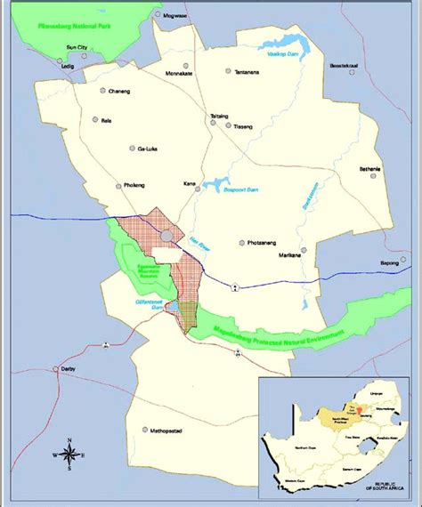 Rustenburg regional locality map [Source: | Download Scientific Diagram