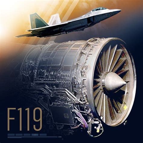 an image of a jet engine with the words f - 19 on it's side