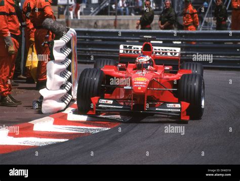 Michael Schumacher in a Ferrari F399 at the Monaco Grand Prix 1999 ...