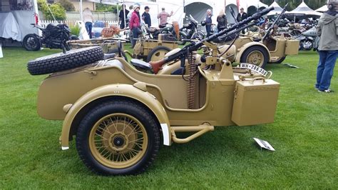 1942 BMW R75 with Sidecar, WWII Wehrmacht, German Military Motorcycle ...