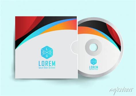 Cd disk and box label design. cd and dvd disc label design template ...