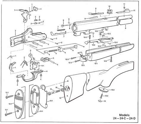 Stevens model 520 shotgun parts - halljaf