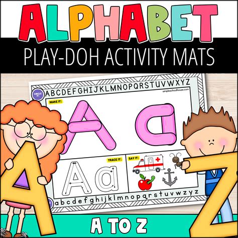 Letter Play-Doh Activity Mats – Simpleschoolhouse