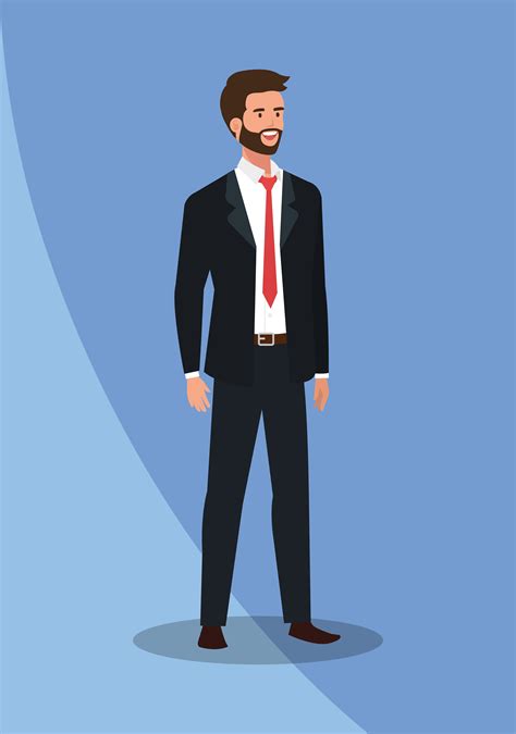 businessman elegant avatar character icon 1906537 Vector Art at Vecteezy