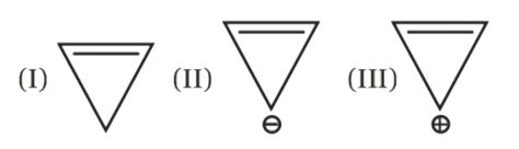 Which of these cyclopropene system is aromatic