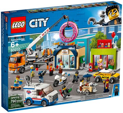 LEGO City 60233 pas cher, L'ouverture du magasin de donuts