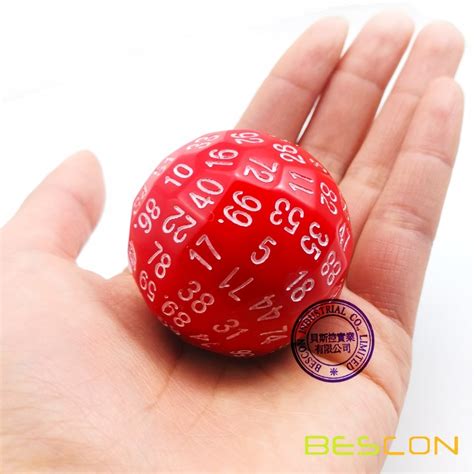 Bescon Polyhedral Dice 100 Sides Dice, D100 die, 1... – Grandado