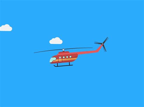 Helicopter Animation by Motion Design Tutorials on Dribbble