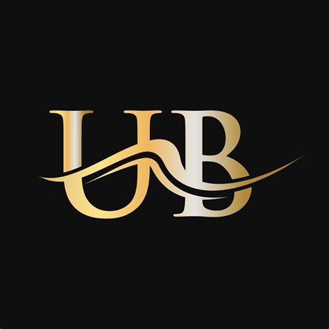 Letter UB Logo Design Template Monogram Business And Company Logotype ...