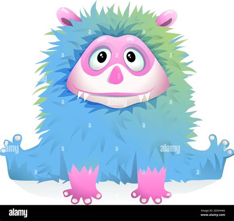 Cute monster 3d Stock Vector Images - Alamy