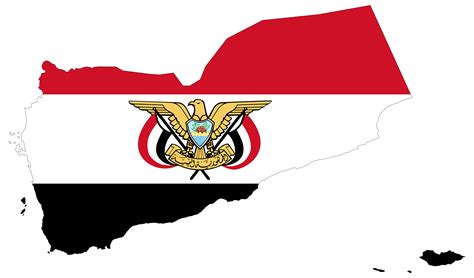 Yemen Map Flag With Stroke And Emblem Clip Art Image - ClipSafari