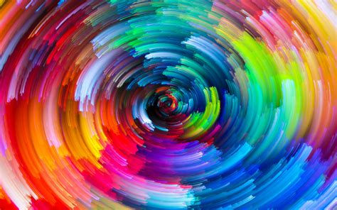 Optical illusion, rainbows, circle, colorful, swirl HD wallpaper ...