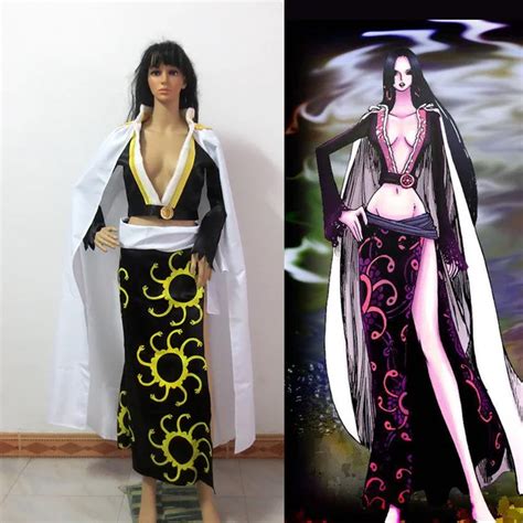 Japanese Anime One Piece Boa Hancock Cosplay Costume Halloween Dress ...