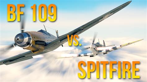 World War II DOGFIGHT Animation! Spitfire vs. BF 109 - YouTube