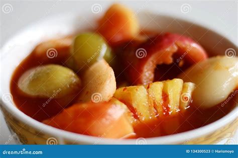 Asinan Bogor stock image. Image of sauce, healthy, chili - 134300523