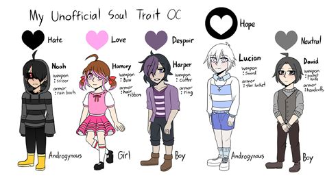 Undertale - Soul OCs by FukurouZ on DeviantArt