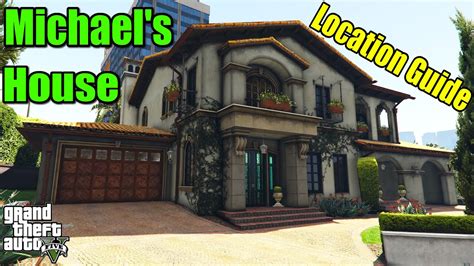 GTA 5 - Michael's House On Map Location Guide - YouTube