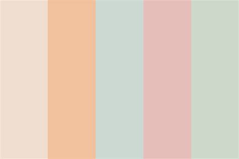 soft pastel aesthetic colors Color Palette