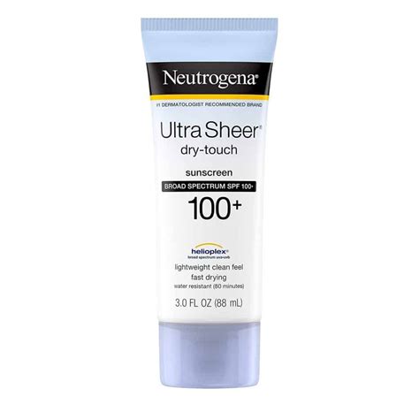 Neutrogena Ultra Sheer Sunscreen, SPF 100 | 3 Ounce | MerryDerma Pakistan