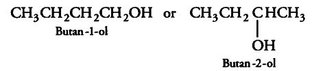 Explain why the name butanol is not specific - CBSE Class 11 Chemistry ...