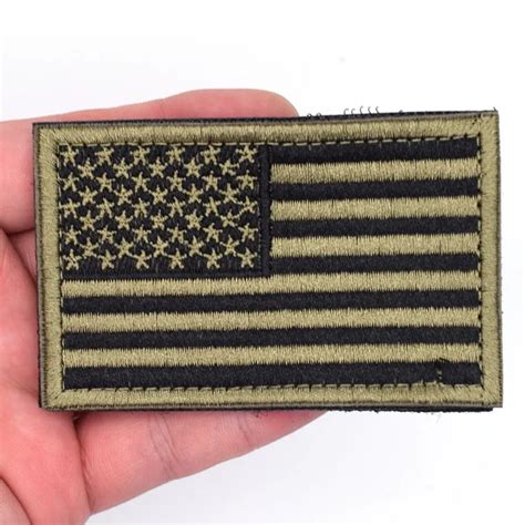 Embroidered USA US Flag Patches Army Badge Patch Tactical Military ...