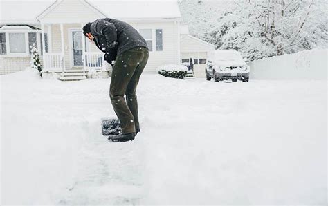 Snow shoveling increases risk of heart attack in men, says new study ...