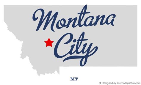 Map of Montana City, MT, Montana