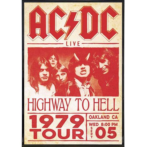 AC/DC 1979 Tour Poster Print – Shady Front