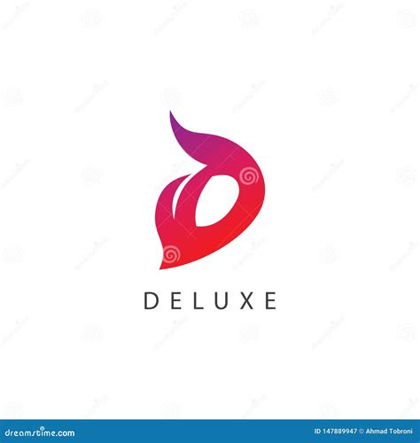 Deluxe Logo Vector Template Design Illustration Stock Illustration ...