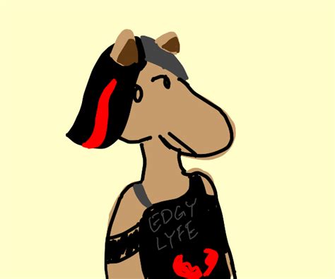 Emo horse - Drawception