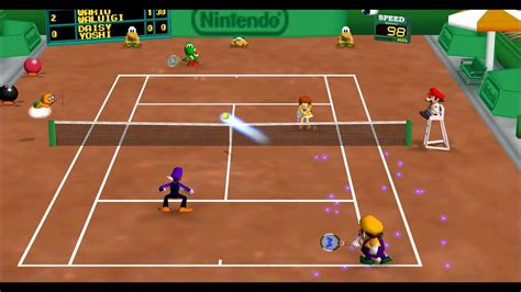 Mario Tennis N64 Star Tournament Doubles All Cups 2 player Netplay ...