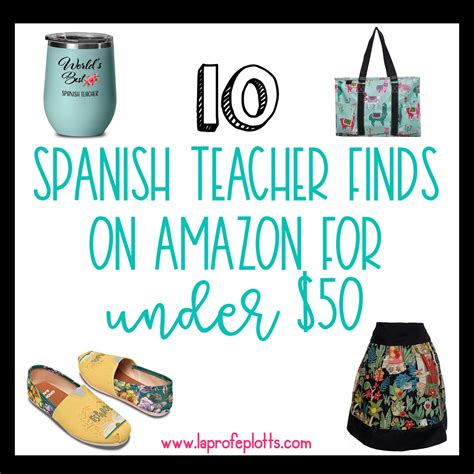 10 Spanish Teacher Gifts on Amazon Under $50 - La Profe Plotts