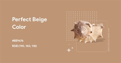 Perfect Beige color hex code is #BE9676