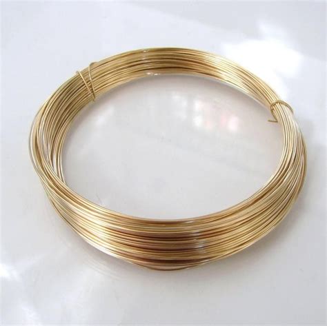 Gold Filled Round Soft Wire 16, 18, 20, 22, 24, 26, 28 Gauge, Made in ...