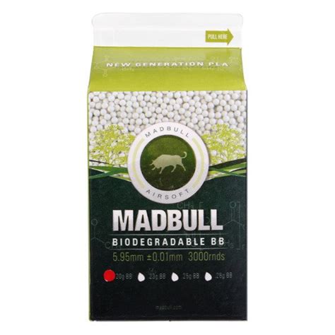 MadBull - Biodegradable BB Pellets - 0.20g - 3000 rds - PLA BIO BBs ...