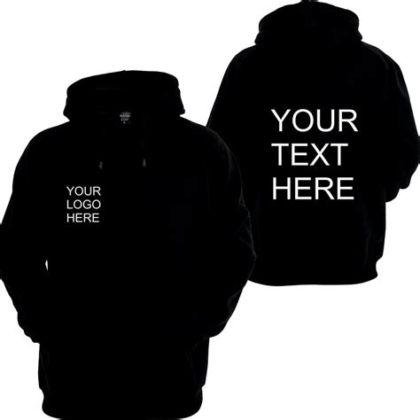 custom printed hoodie, personalised with your logo/text/picture | The ...