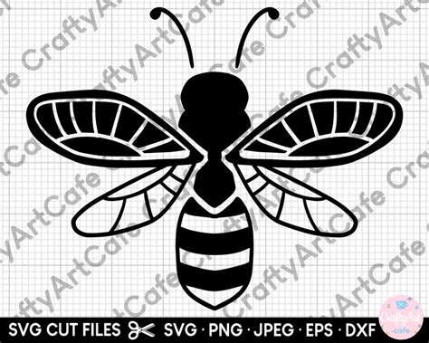 Bee Svg Bee Png Bee Clipart Bee Vector | Etsy