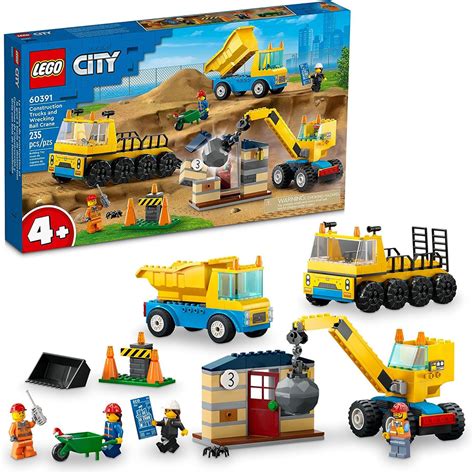 LEGO City Great Vehicles - Construction Trucks and Wrecking Ball Cr