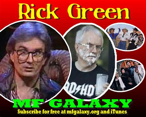 RICK GREEN, SKETCH COMEDY LEGEND + PEERLESS SFF LITERARY INTERVIEWER ...