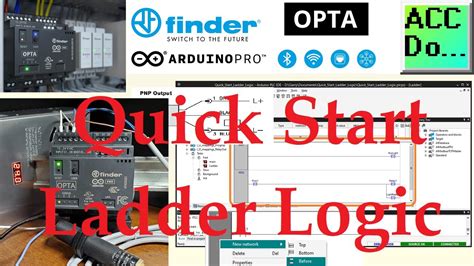 Arduino Opta IoT PLC Quick Start Ladder Logic - YouTube