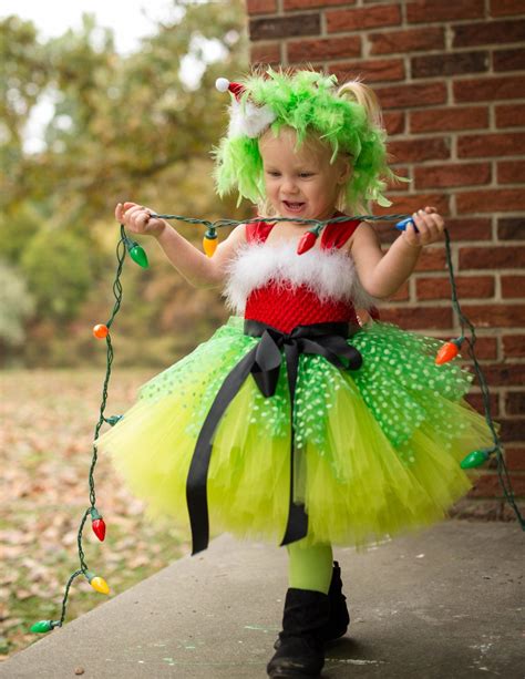 Grinch Tutu Dress - Grinch Costume - Christmas Photo Outfit - First ...