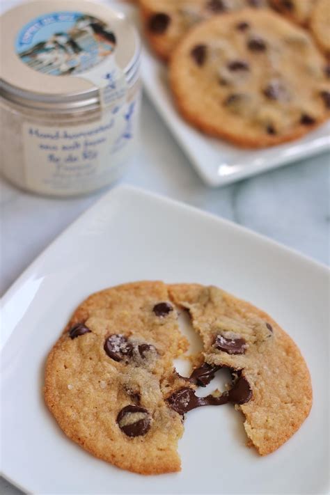 Salted Chocolate Chip Cookies - Mission Food Adventure