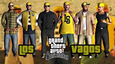 GTA San Andreas LOS VAGOS Skins from GTA 5 for GTA SA Mod - GTAinside.com