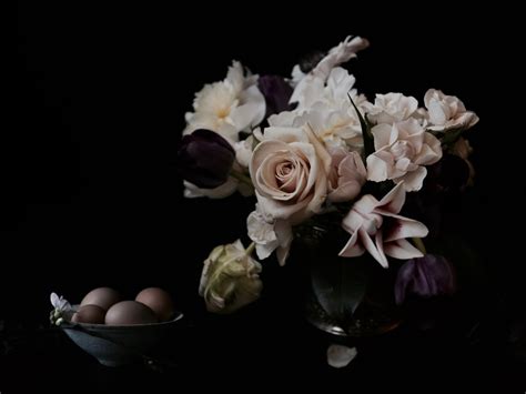 Dark Floral Modern Flower Photography Large Scale Fine Art