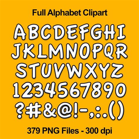 Play Doh Alphabet Clipart 379 png files 300 dpi Play | Etsy