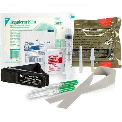 NAR Saline Lock Kit IV Start Kit | Live Action Safety