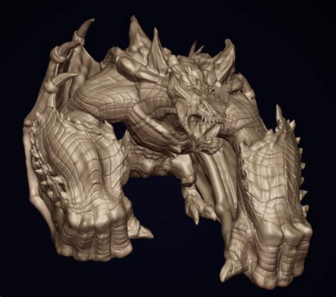 STL file wyvern 🐉・3D printer model to download・Cults